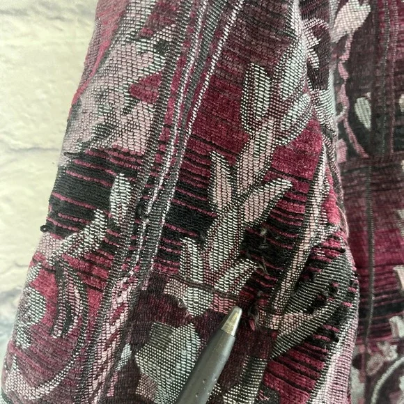 Dressbarn Tapestry Brocade Womens Full Zip Dark Academia Blazer Jacket  Size 2X - Picture 6 of 11